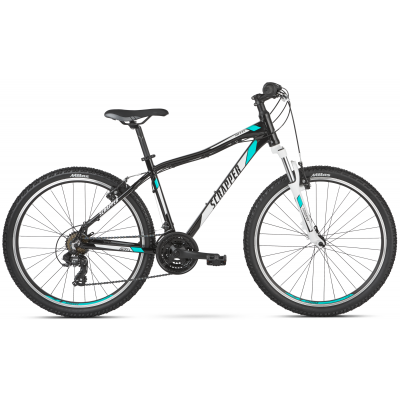 Horský bicykel 26" Kross GO SC Affix Sport D 13" XXS Čierno-bielo-modrý